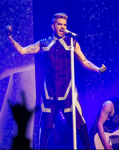 Adam Lambert Stage-Worn Three-Piece Costume -- Worn During ''The Original High'' Tour